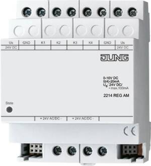 Jung Analogeingangsmodul 4-fa REG Gehäuse 4TE 2214 REG AM