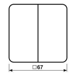 Jung Wippe Symbole ws für Jal.Schalter CD 595 PBF