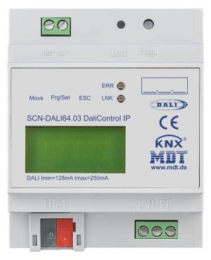 MDT Technologies DALI Control IP64 Gateway, 4TE, REG, SCN-DALI64.03