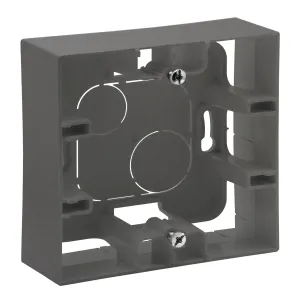 Legrand 863497 Aufputzgehäuse 1-fach Niloe Step schwarz