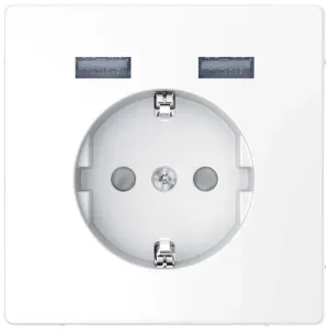 Merten SCHUKO-Steckdose m.USB Ladegerät anth MEG2366-6034