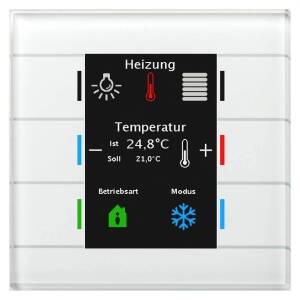 MDT Technologies Glastaster II Smart mit Temperatursensor, weiß, BE-GT2TW.01