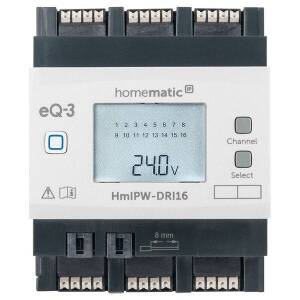 Homematic IP Wired Smart Home 16-fach-Eingangsmodul HmIPW-DRI16, VDE zertifiziert