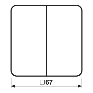 Jung Wippe Symbole br für Taster CD 595 P BR