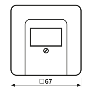 Jung Abdeckung aws für TAE-Dose CD 569 T WW