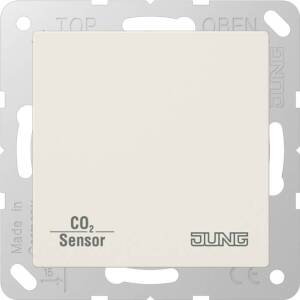 Jung KNX CO2-Sensor, RT-Regler Luftfeuchtesensor ws CO2 A 2178