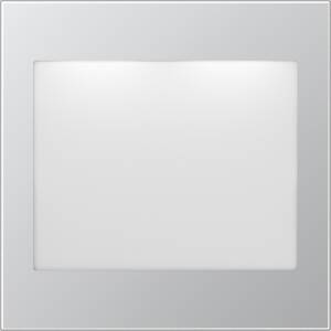 Jung LED-Lichtsignal alu mit ws und bl LEDs AL 2539 LEDWB
