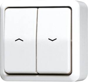 Jung Jalousie-Wippschalter aws 10AX 250V Tas.1-pol. 639 VA WW