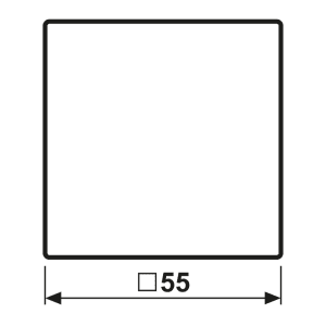 Jung Wippe Symbol TÜR alu für Taster A 590 T AL