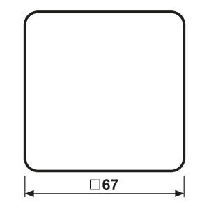 Jung Klappdeckel br mit Rückstellfeder CD 590 BFKL BR