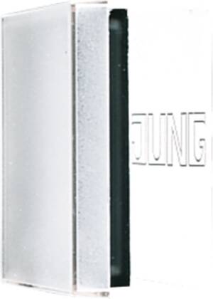 Jung Haube mit Einlage für Schrift 66x66mm LS 990 NA GL PL