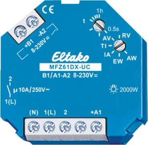 Eltako Zeitrelais,multifunktion 0,1s-1h,10A,1W MFZ61DX-UC