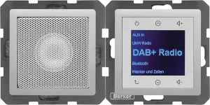 Berker Radio mit Lautspr. DAB+, B t.,Q.x alu 30806084