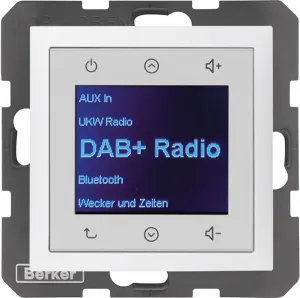 Berker Radio DAB+, Bt., S.1/B.x p w. matt 30849909