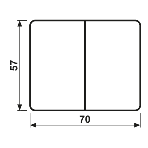 Jung Wippe Symbole aws für Taster SL 595 P WW