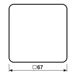 Jung Wippe Symbol LICHT aws für Taster CD 590 L WW