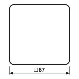 Jung Wippe Symbol LICHT pla für Taster CD 590 L PT