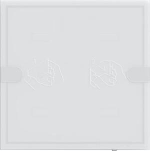 Gira Tastsensor 4 Komfort 1-fach für KNX, weiß, 5001003
