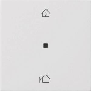 Gira KNX RF Bedienaufsatz 1-f. Reinweiß 5106112