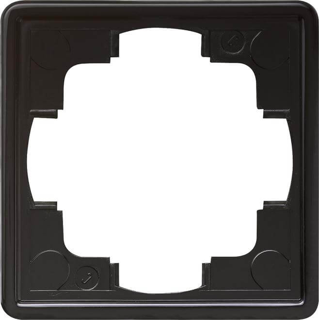 Gira Abdeckrahmen 1f.sw S-Color 021147