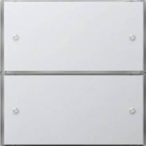 Gira Tastsensor 3 Komfort 2-fach für KNX, reinweiß glänzend, 2032112