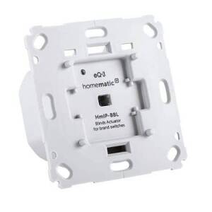 Homematic IP Smart Home Jalousieaktor für Markenschalter, HmIP-BBL-2