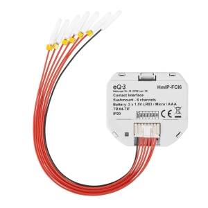 Homematic IP Smart Home Kontakt-Schnittstelle 6-fach, Unterputz, HmIP-FCI6