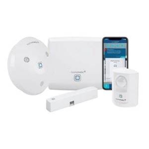 Homematic IP Smart Home Starterset Alarm mit Access Point, Bewegungsmelder, Fensterkontakt und Alarmsirene, HmIP-SK7