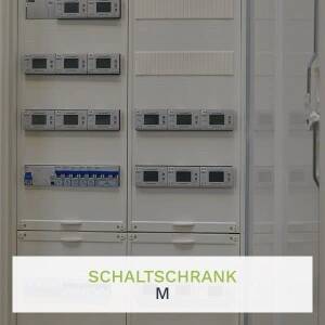 Schaltschrank M – 2-feldrig/a 9 Reihen