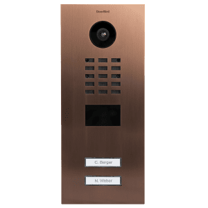 DoorBird IP Video Türstation D2102V -2 Ruftasten - Bronze-Optik
