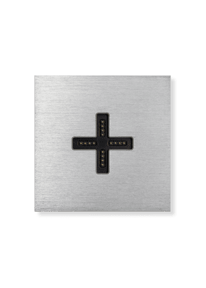 Basalte Eve Plus Wall Cover - Brushed Aluminium