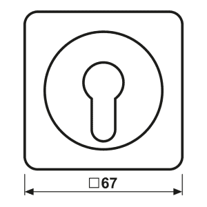 Jung Abdeckung lgr für Schlüsselschalt. CD 528 LG
