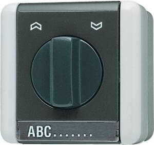 Jung Jalousie-Drehschalter 10AX 250V 1-pol. 834.10 W