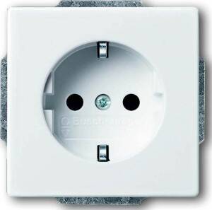 Busch-Jaeger Steckdosen-Einsatz dav/sws Schuko 2P+E 16A 250V 20 EUC-84