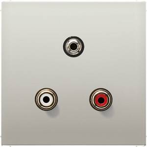 Jung Multimedia-Anschluss eds Cinch/Miniklinke 3,5 MA ES 1011