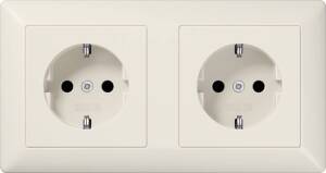 Jung Kanal-SCHUKO-Steckdose 2-fach16A 250V AS 1522