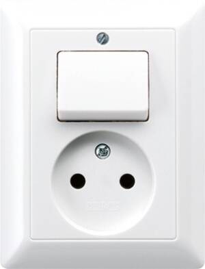 Jung Schalter+Steckdose AS5546EUWW