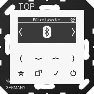 Jung Smart DAB+ Digitalradio Bluetooth UKW, DAB+ alpinweiß, DAB A BT WW