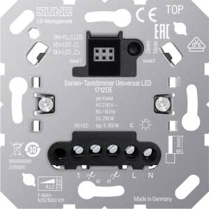 Jung Serien-Tastdimmer Universal LED, 1712 DE