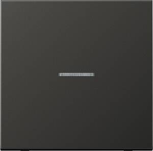 Jung KNX RF Taster 1fach neutral, Aluminium AL 10911 ST RF AN
