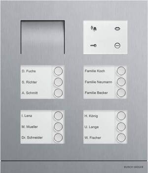 Busch-Jaeger Außenstation Audio 12-fach 83105/12-660