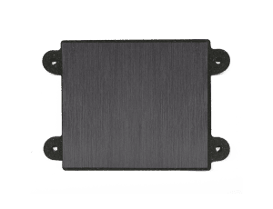 Doorbird Gravierbare Edelstahlblende für D2101XH (Titan-Optik als PVD Beschichtung, Edelstahl, gebürstet)