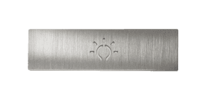 Doorbird Lichttasterblende für rechteckigen Lichttaster (Edelstahl V4A (salzwasser- und flugrostbeständig), gebürstet)