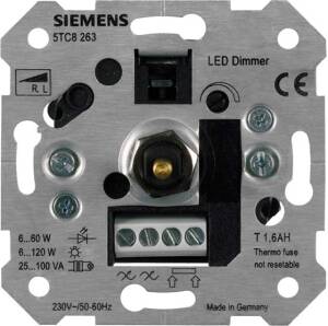 Siemens 5TC8263 NV-Dimmer f.R L 6-120W magnetisch Trafos u.LED-Lampen