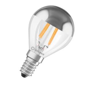 Ledvance LED CLASSIC P MIRROR P 4W 827 FIL SIL E14 350lm LED-Miniball m.Spiegel