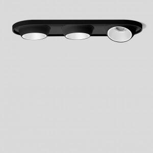 BEGA LED-Einbaustrahler 15W Konv DALI sw 51366.1K3 3LEDs 3000K ws 1110lm sw mt