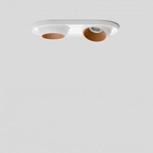 BEGA LED-Einbaustrahler 10,5W Konv DALI 51361.6K3 2LEDs ws 3000K ws 740lm ws mt
