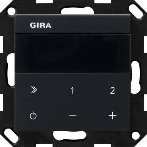 Gira Unterputz-Radio IP, schwarz, 2320005