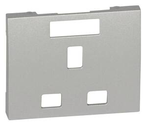 Legrand 771396 Steckdose britischer Standard Ber.schutz Galea soft Aluminium