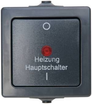 Kopp 565315003 NAUTIC Heizungshauptschalter anthrazit